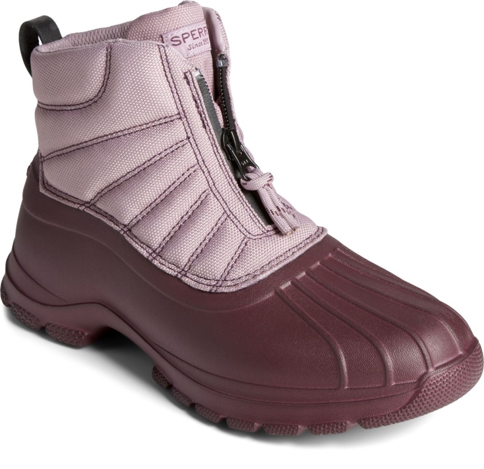 Sperry SeaCycled Duck Float Zip Up Boot Lavender