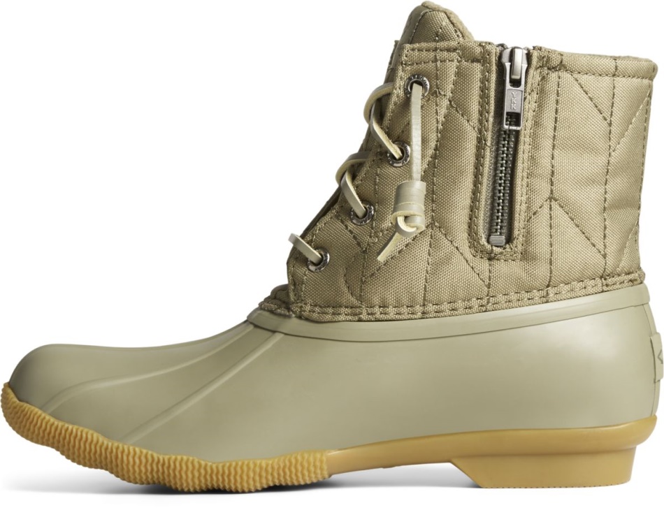 Sperry SeaCycled Saltwater Nylon Duck Boot Green