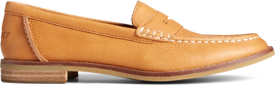 Sperry Seaport Penny Leather Loafer Tan