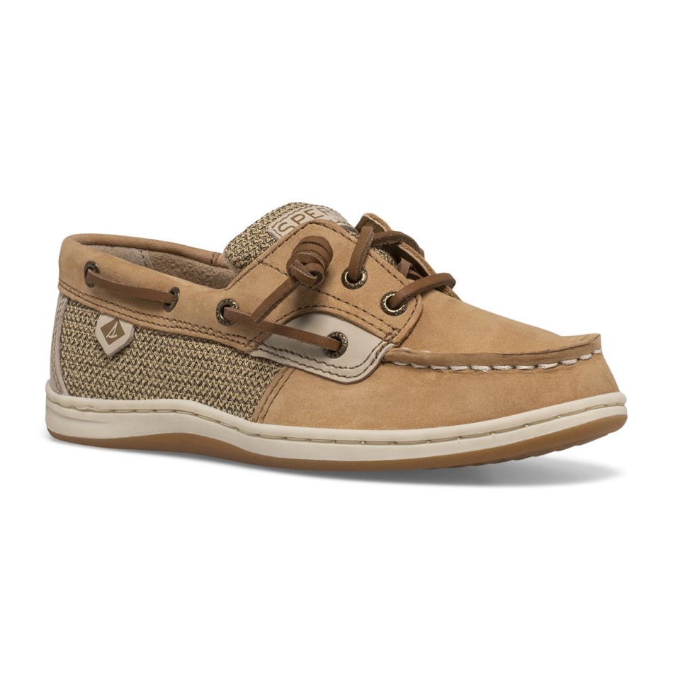 Sperry Songfish Boat Shoe Linen Oat