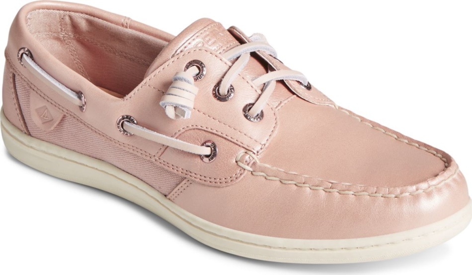 Sperry Songfish Pearlized Boat Shoe Rose