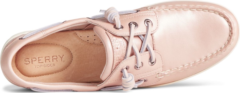 Sperry Songfish Pearlized Boat Shoe Rose