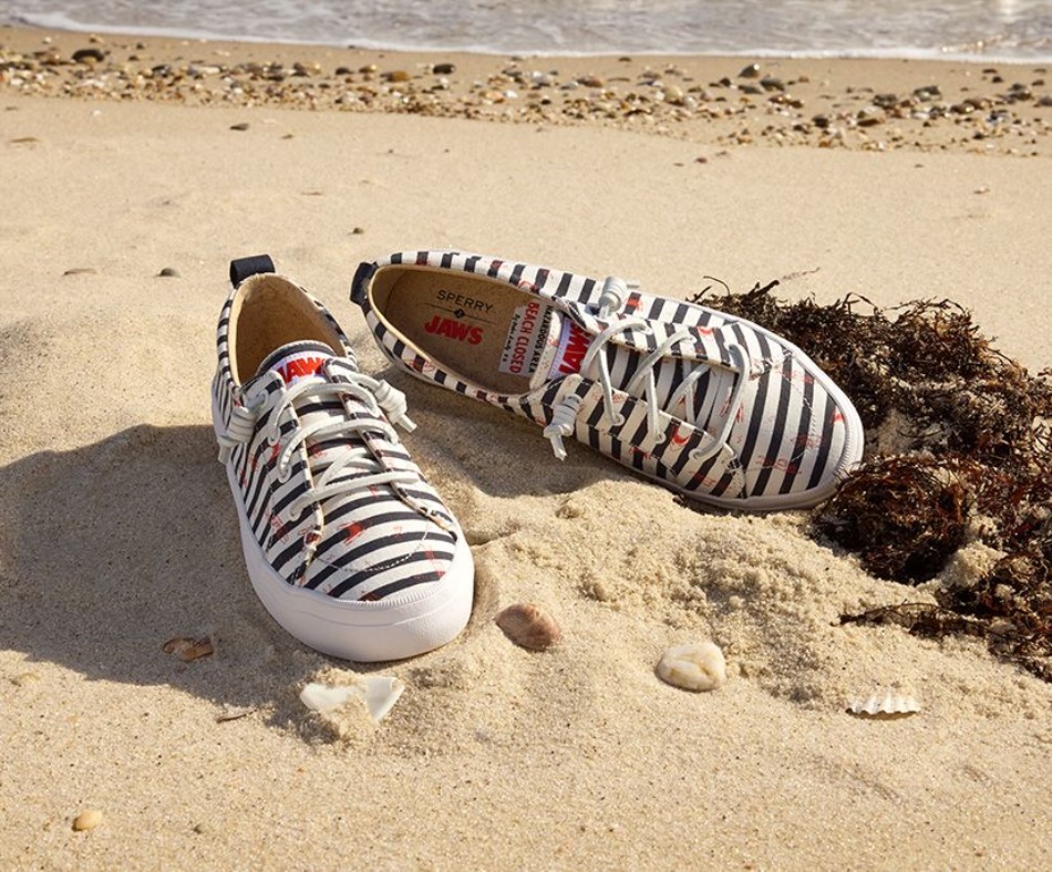 Sperry Sperry x JAWS Crest Vibe Stripe Sneaker Blue