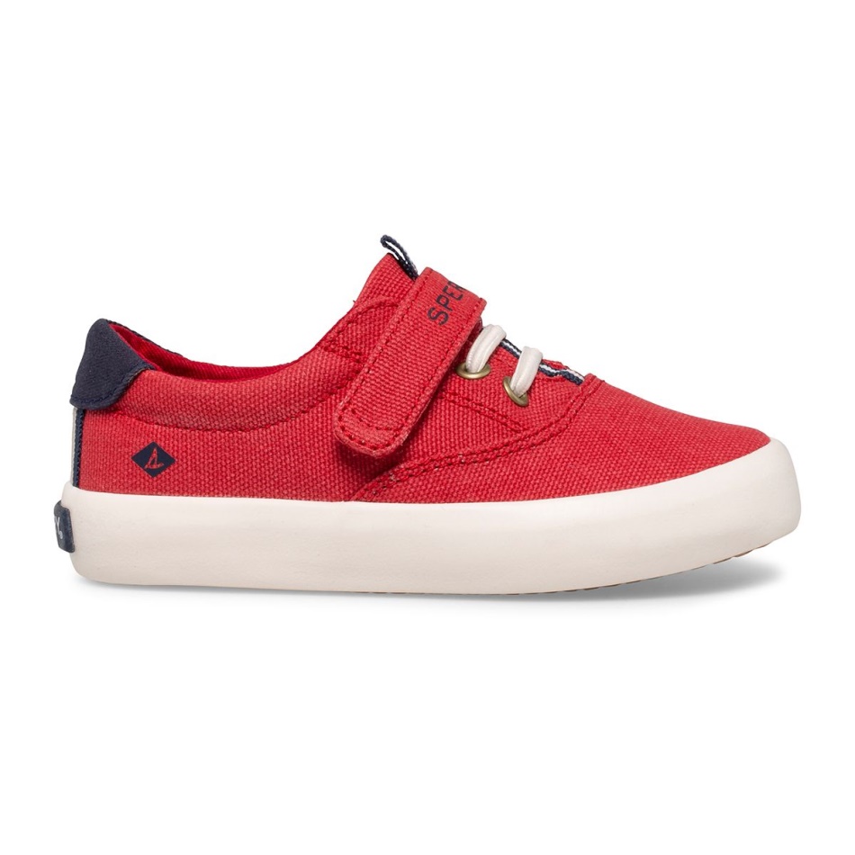 Sperry Spinnaker Washable Junior Sneaker Red