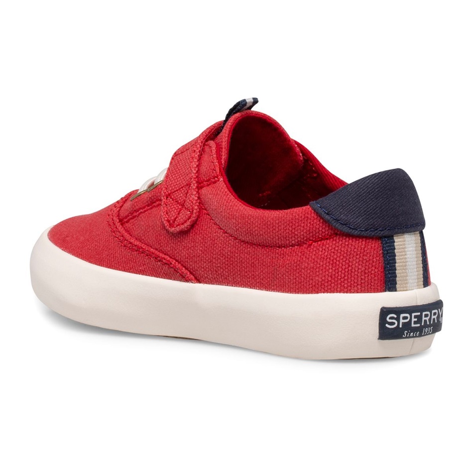 Sperry Spinnaker Washable Junior Sneaker Red