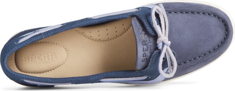 Sperry Starfish Pin Perforated Boat Shoe Navy