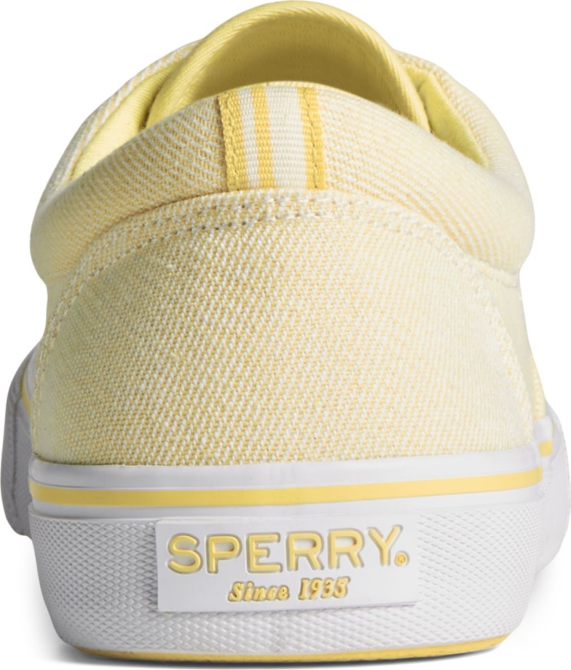 Sperry Striper II CVO Washed Twill Sneaker Yellow