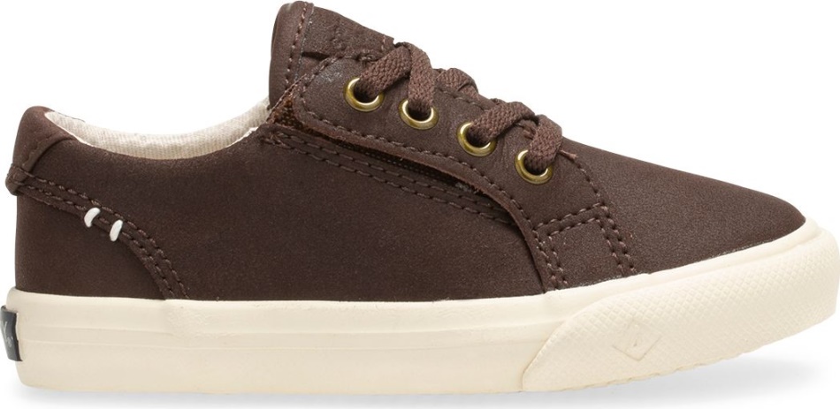 Sperry Striper II Junior Sneaker Kahlua