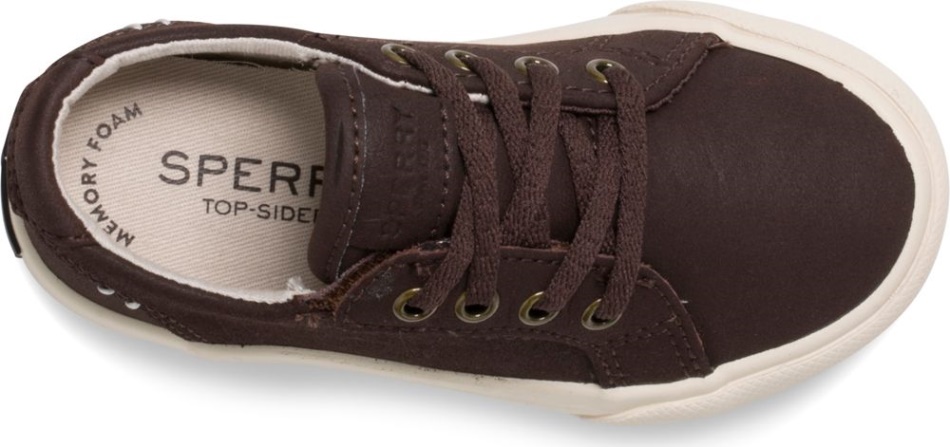 Sperry Striper II Junior Sneaker Kahlua