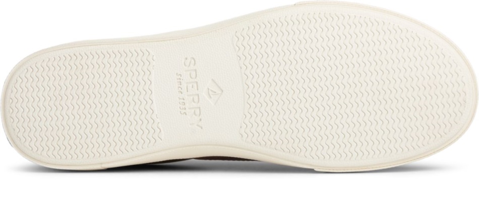 Sperry Striper PLUSHWAVE CVO Leather Sneaker Dark Tan