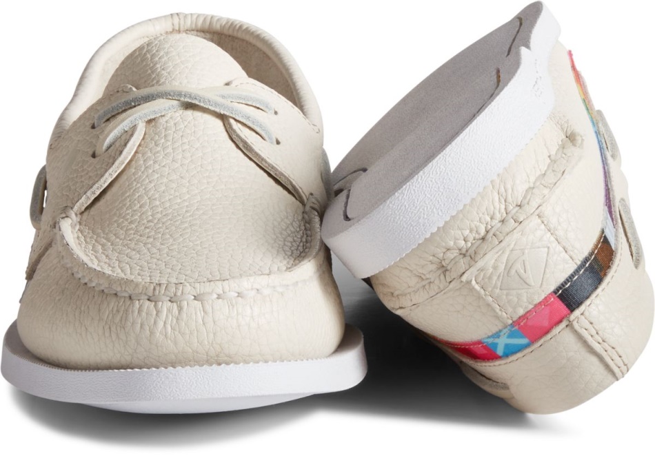 Sperry Unisex Authentic Original Pride Boat Shoe White Multi