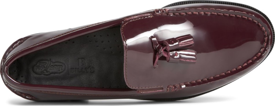 Sperry Unisex Sperry x Billy\s Shinjuku Cloud Tassel Loafer Patent Red