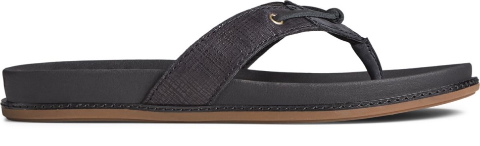 Sperry Waveside PLUSHWAVE Flip Flop Black