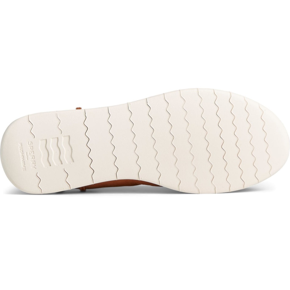 Sperry Women\s Coastal Plushwave Chelsea Ankle Boots Tan