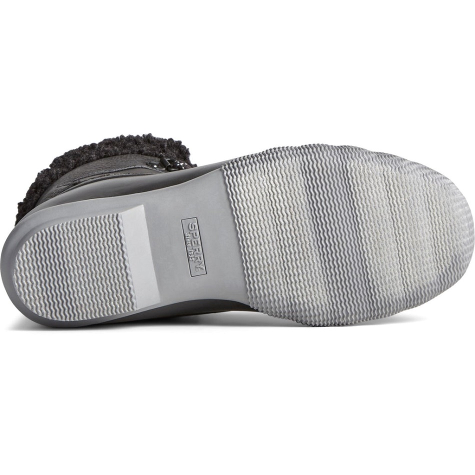 Sperry Women\s Saltwater Alpine Ankle Boot Black