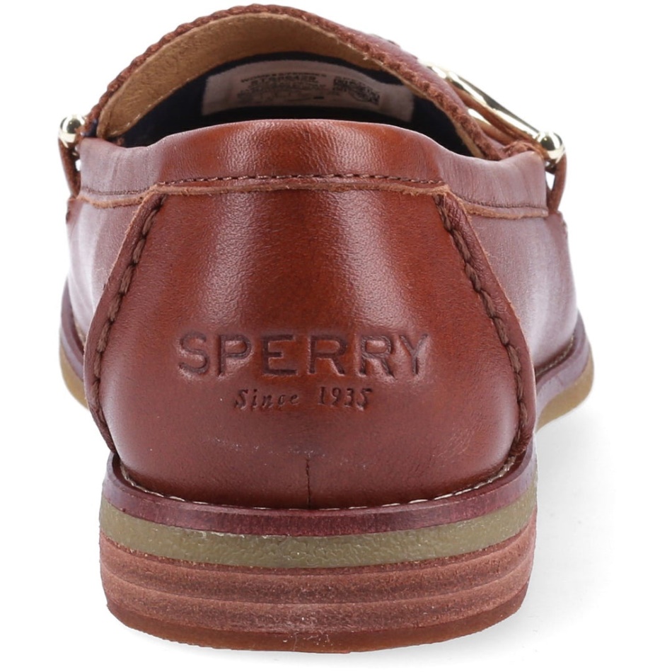Sperry Women\s Seaport Penny Plushwave Shackle Loafer Tan