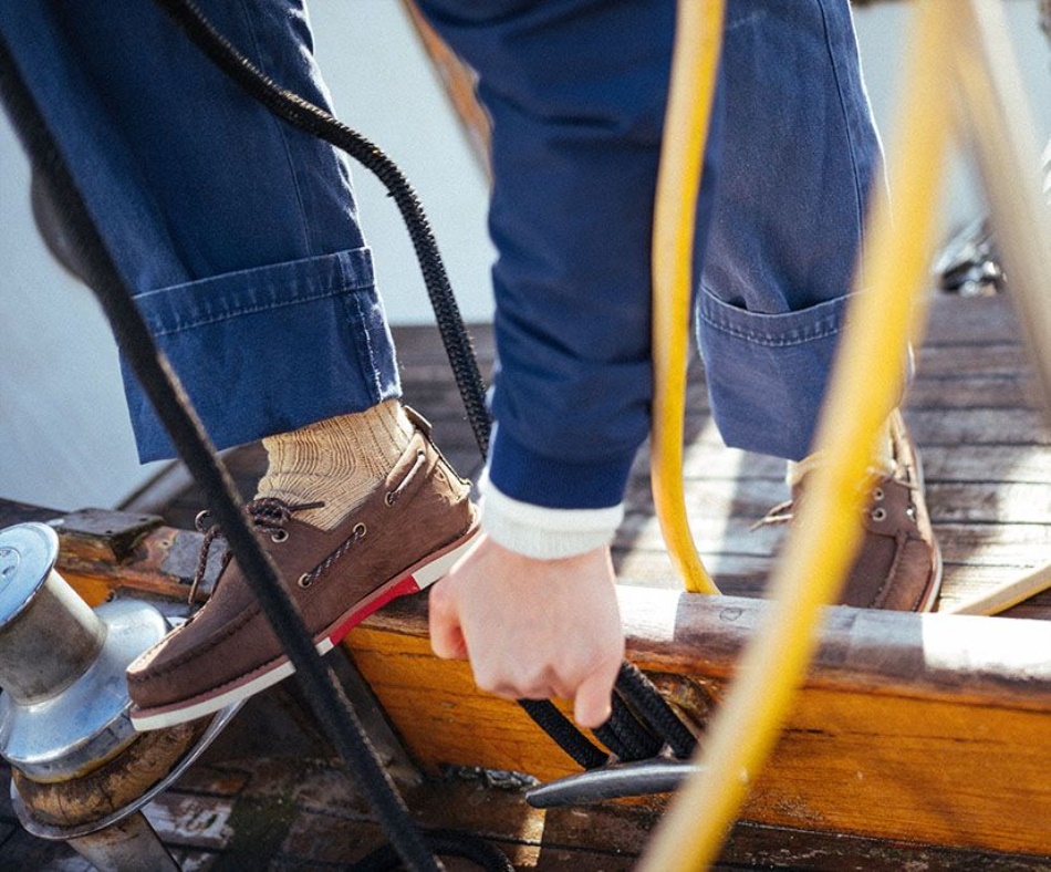 Sperry x Herschel Authentic Original 2-Eye Boat Shoe Sperry Navy
