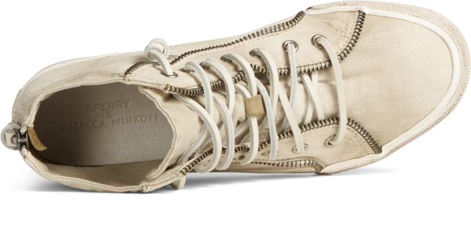 Sperry x Rebecca Minkoff Hightop Sneaker Tan Sperry