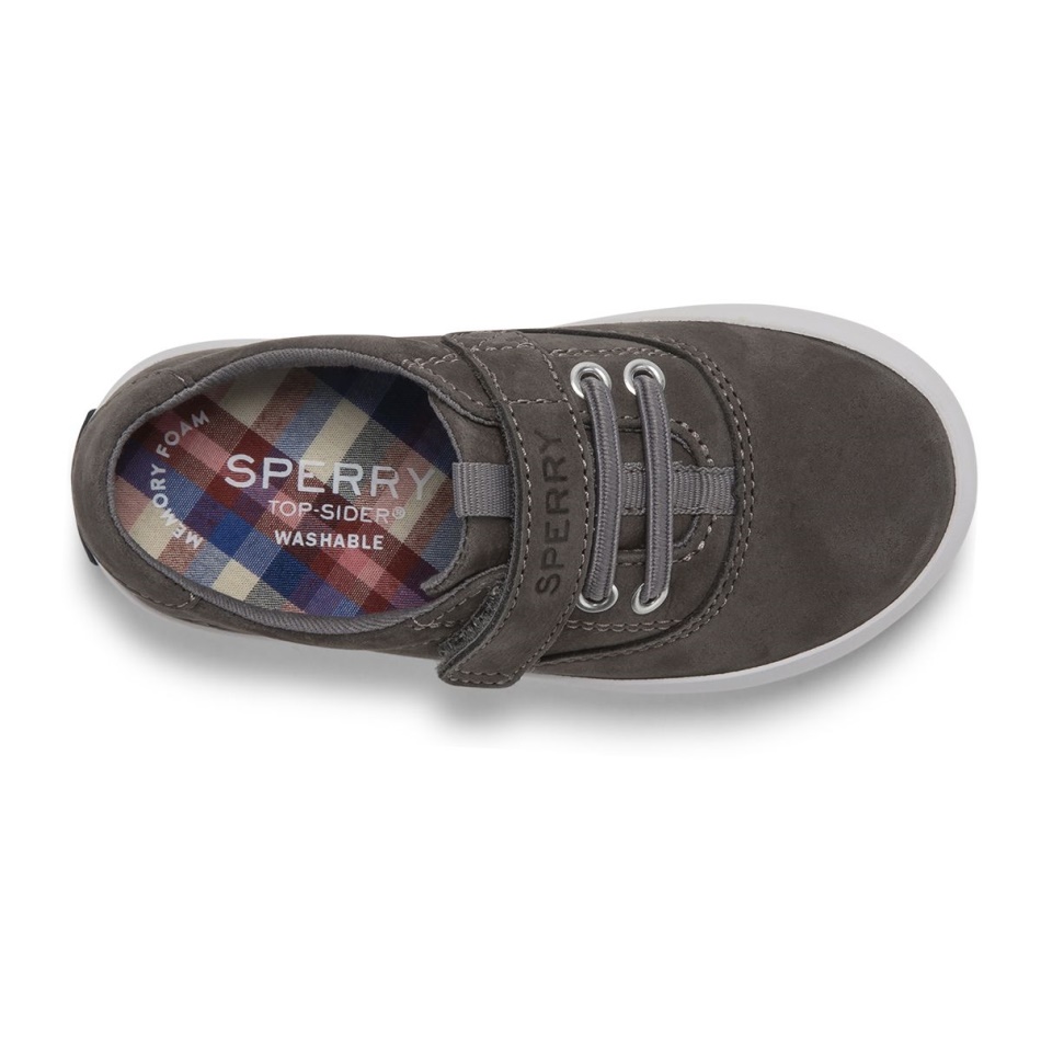 Spinnaker Washable Junior Sneaker Grey Sperry
