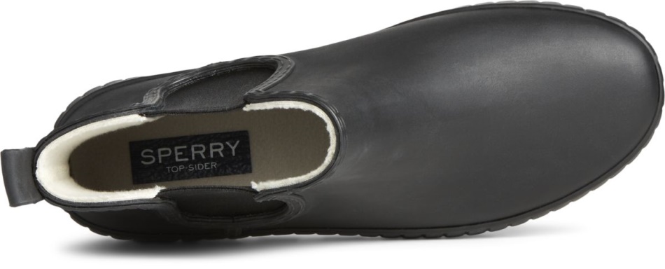 Torrent Chelsea Matte Rubber Rain Boot Black Sperry