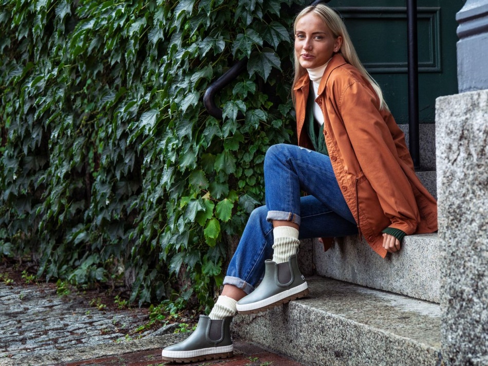 Torrent Chelsea Rain Boot Olive Sperry