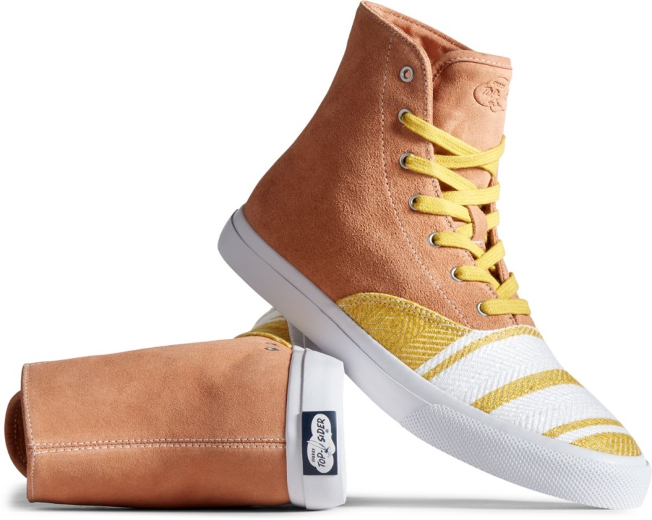 Unisex Cloud CVO Linen Hi Sneaker Sperry Tan