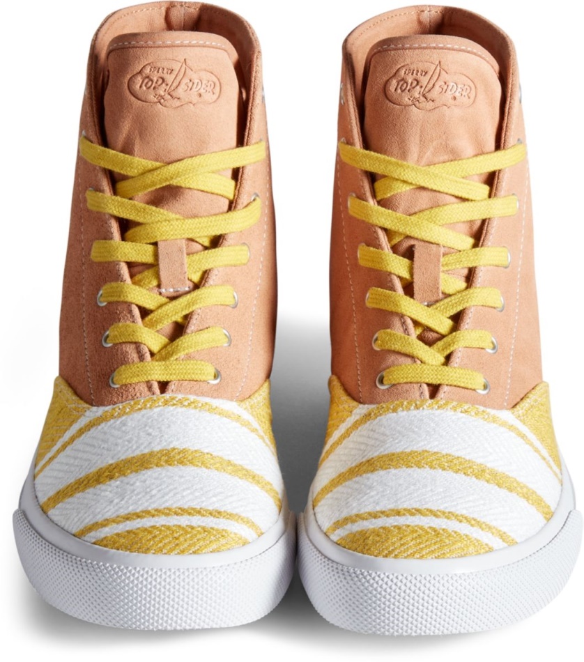 Unisex Cloud CVO Linen Hi Sneaker Sperry Tan