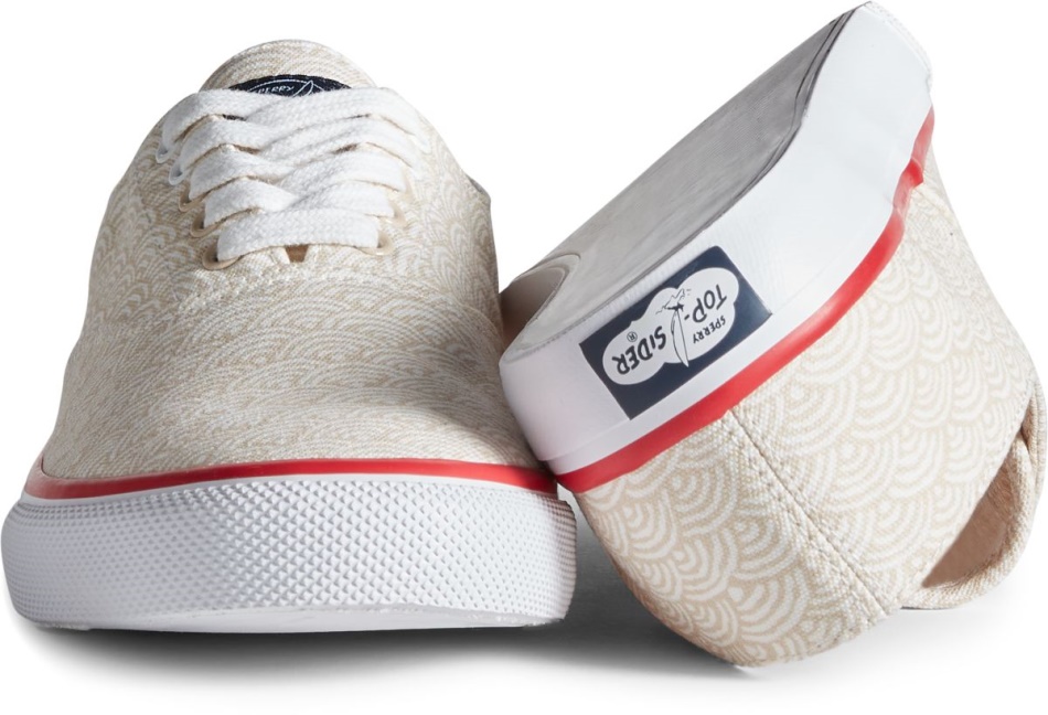 Unisex Cloud CVO Wave Print Deck Sneaker Sperry Birch