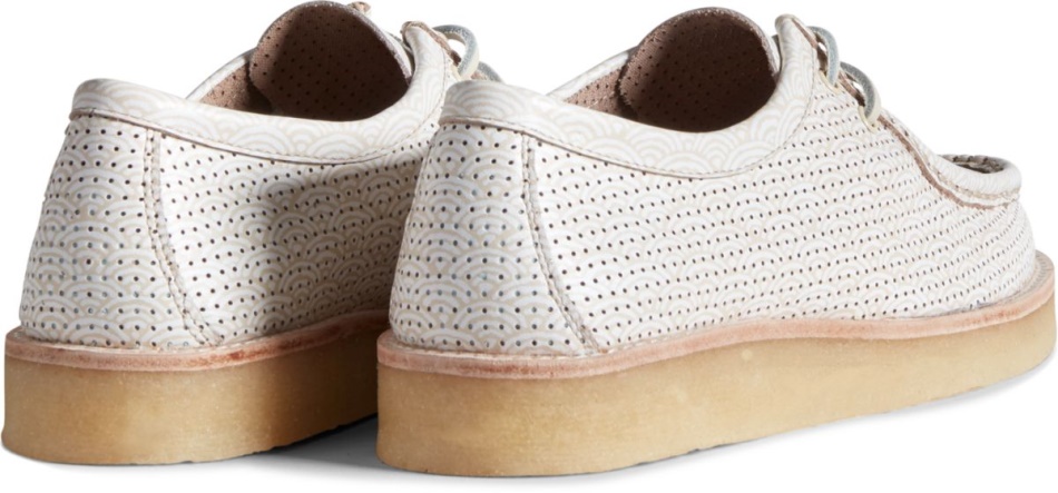 Unisex Cloud Captain\s Wave Print Oxford Sperry Birch