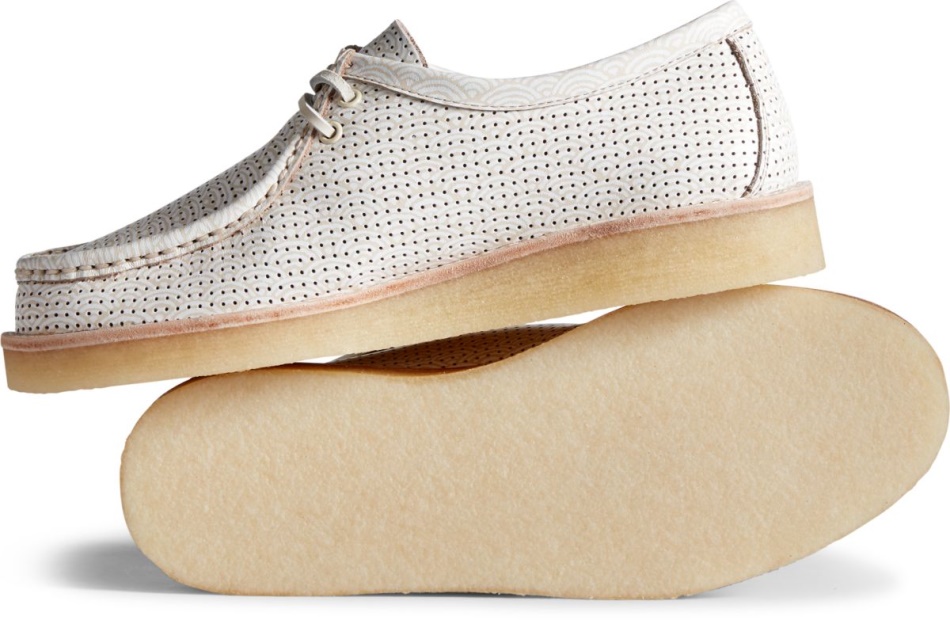 Unisex Cloud Captain\s Wave Print Oxford Sperry Birch