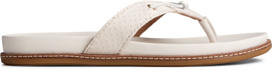 Waveside PLUSHWAVE Flip Flop Ivory Sperry