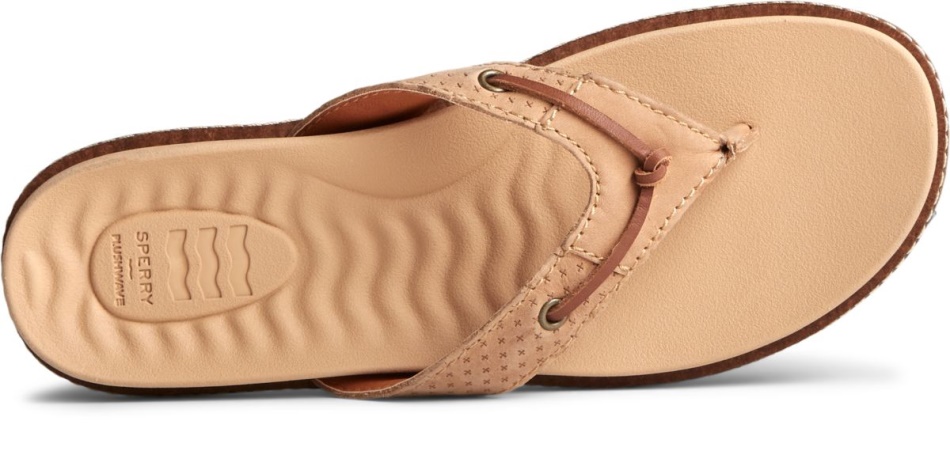 Waveside PLUSHWAVE Flip Flop Sperry Brown