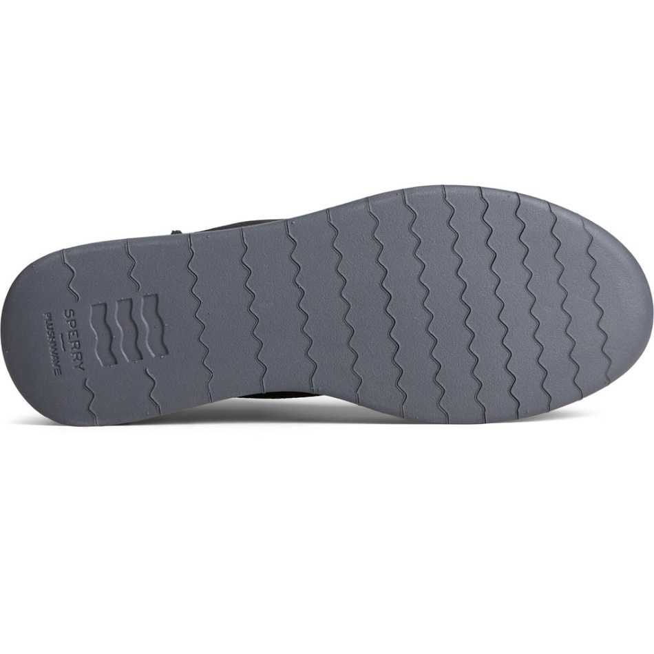 Women\s Coastal Plushwave Chelsea Ankle Boots Black Sperry