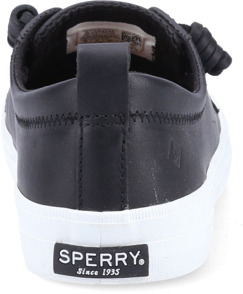 Women\s Crest Vibe Leather Shoe Black Sperry