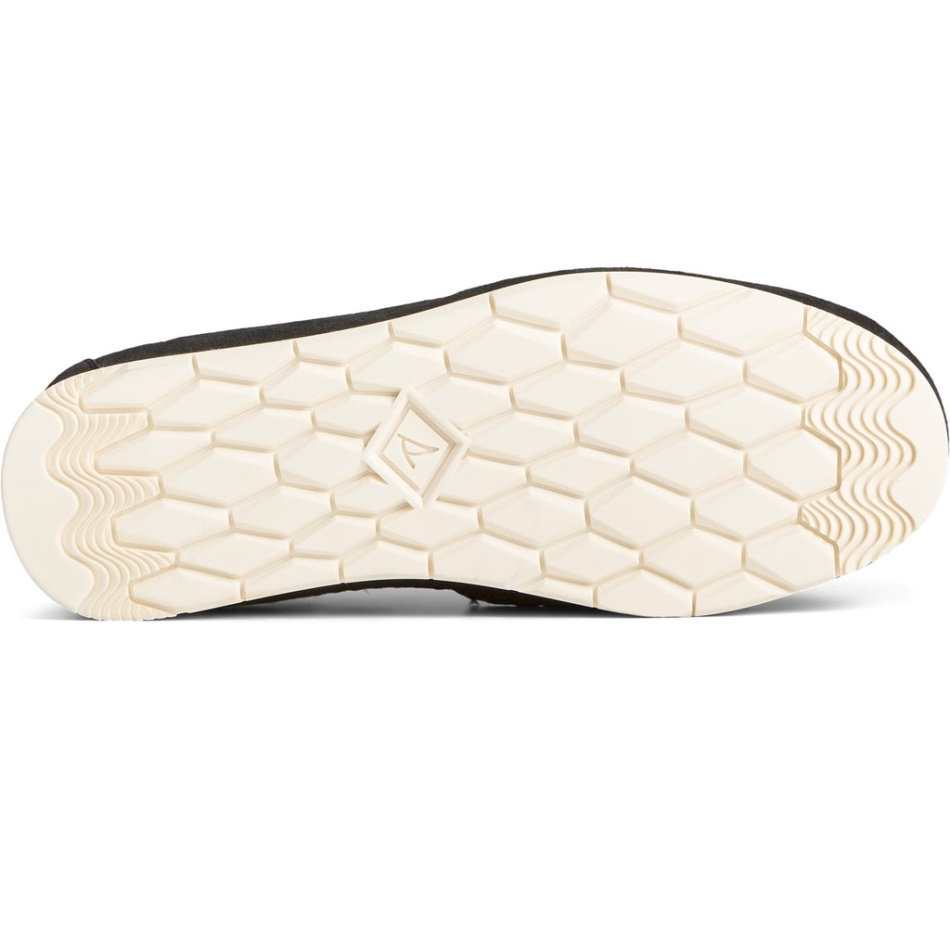 Women\s Moc-Sider Basic Core Slip On Shoe Sperry Black