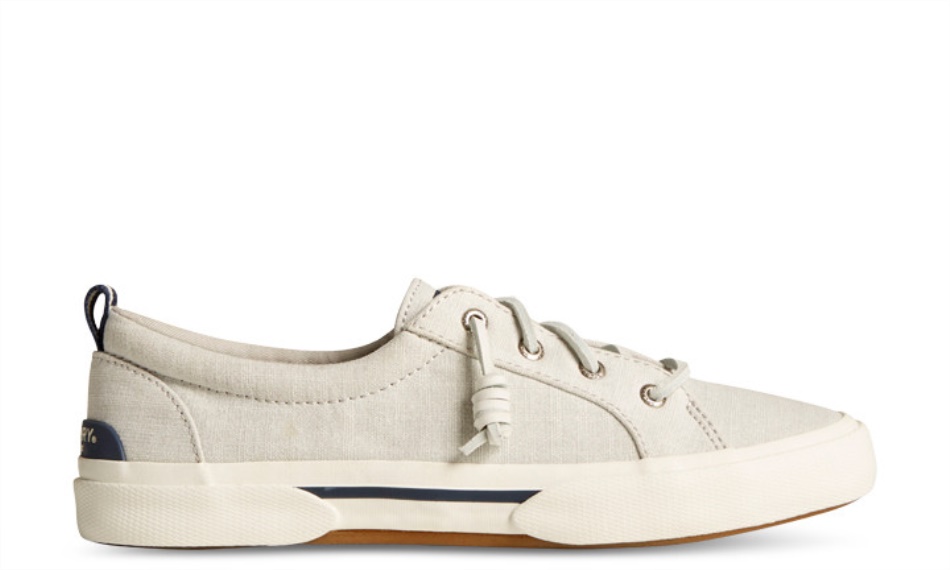 Women\s Pier Wave Canvas Sperry Sneaker