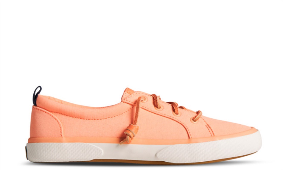 Women\s Pier Wave Seacycled Sperry Peach