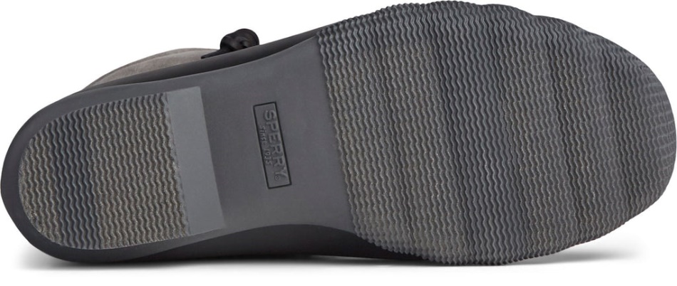 Women\s Saltwater Core Mid Boot Black Grey Sperry