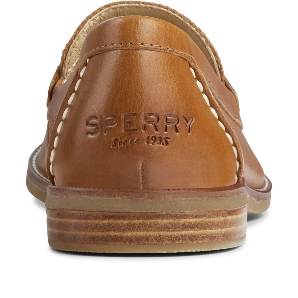 Women\s Seaport Penny Loafer Tan Sperry