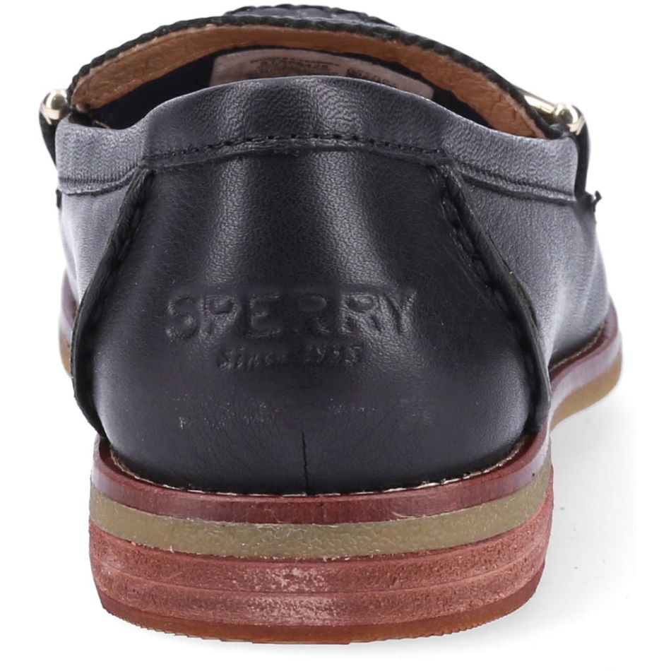 Women\s Seaport Penny Plushwave Shackle Loafer Black Sperry