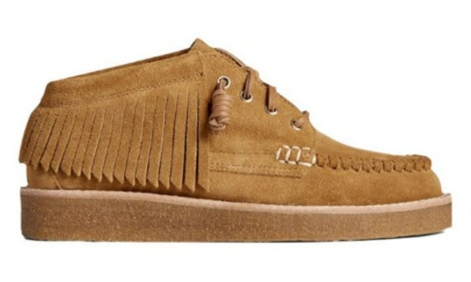 Women\s Sperry X Rebecca Minkoff Fringe Chukka Sperry Tan