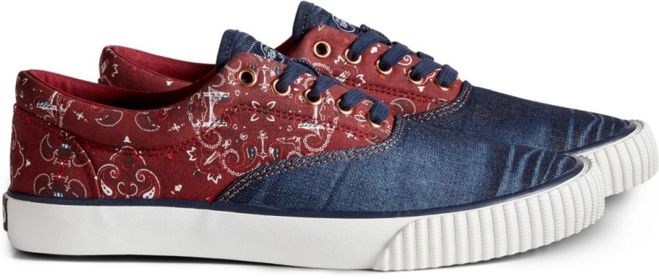 Cloud CVO Bandana Sneaker Sperry Blue Red