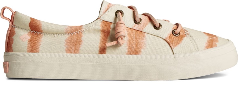 Crest Vibe Tie Dye Stripe Sneaker Rose Sperry