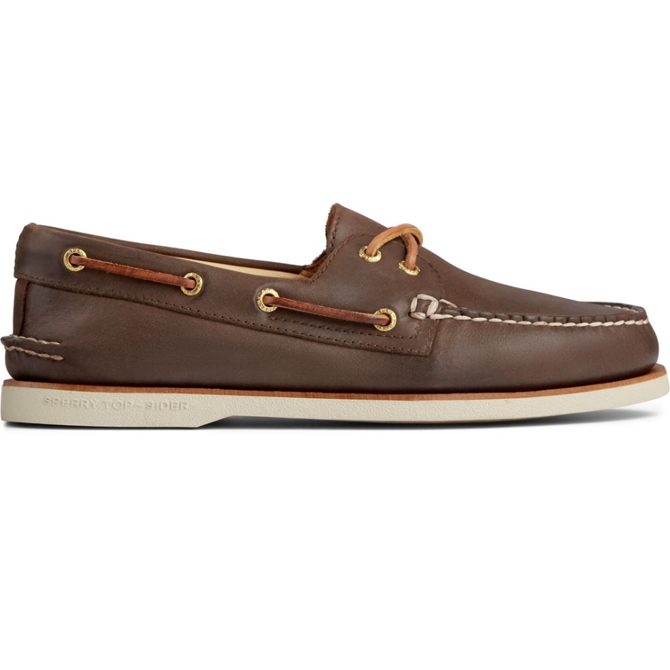 Men's Gold Cup Authentic Original Boat Shoe Brown Sperry
