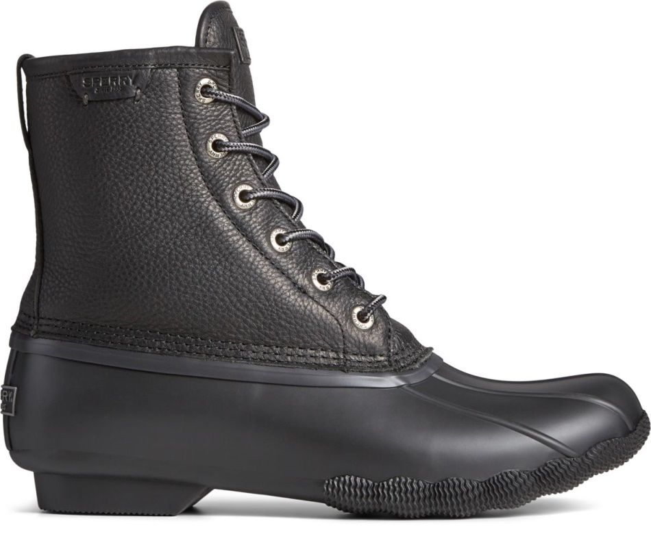 Saltwater Duck Boot Black Sperry
