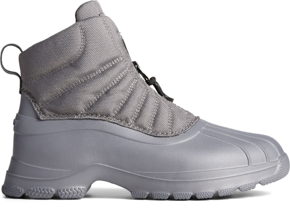 SeaCycled Duck Float Zip Up Boot Grey Sperry