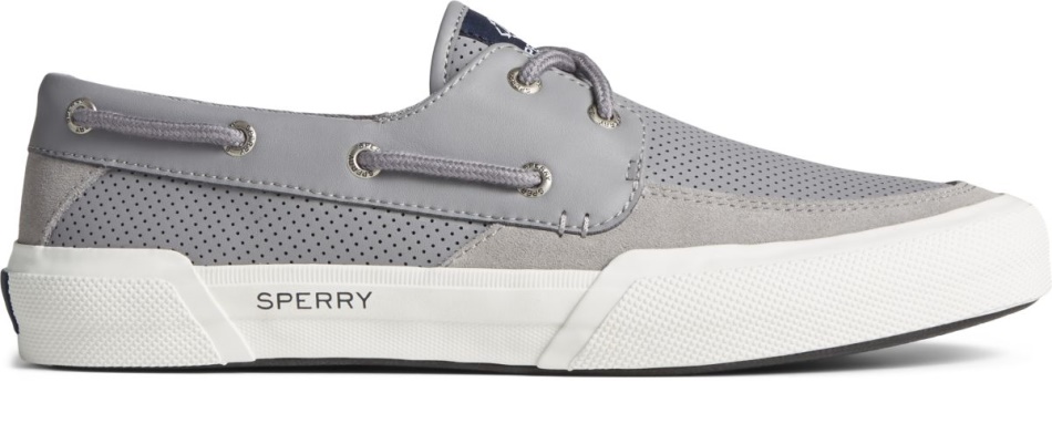 SeaCycled Soletide 2-Eye Sneaker Grey Sperry