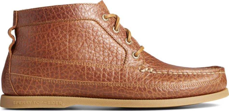 Sperry Authentic Original Tumbled Leather Boat Chukka Tan