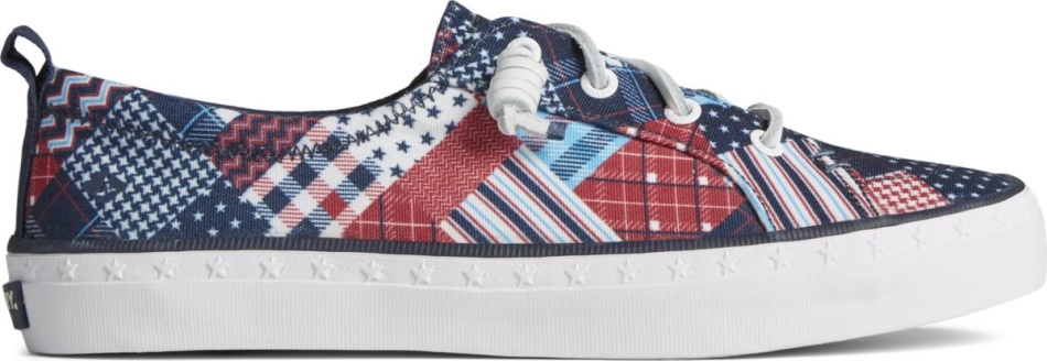 Sperry Crest Vibe Americana Madras Sneaker Multi