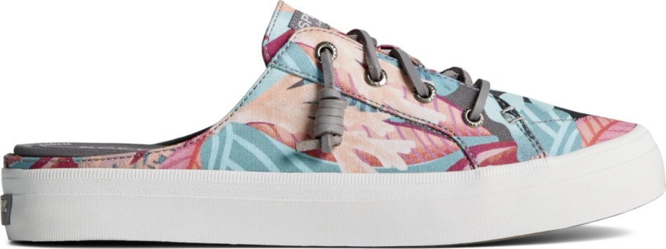 Sperry Crest Vibe Coral Floral Mule Sneaker Pink